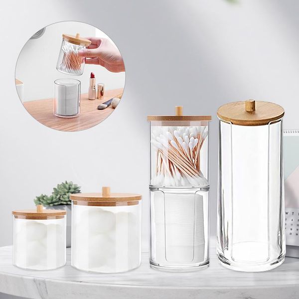 storage boxes & bins acrylic makeup organizer cotton swabs qtip container cosmetic pad jewelry box(empty box)
storage boxes & bins acrylic makeup organizer cotton swabs qtip container cosmetic pad jewelry box(empty box)