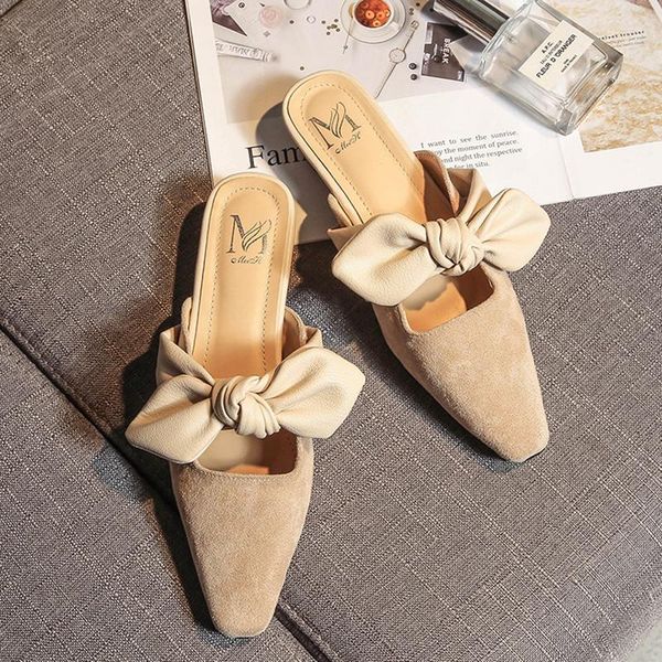 slippers hoof heels flock square toe mules ladies woman butterflyknot slip on flipflops cover summer comfy beach shoes femme, Black
slippers hoof heels flock square toe mules ladies woman butterflyknot slip on flipflops cover summer comfy beach shoes femme, Black