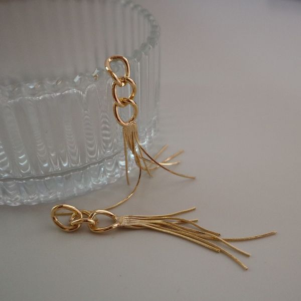 238 twisted tassel earrings long earrings female temperament net red texture face thin earrings d6-3, Silver
238 twisted tassel earrings long earrings female temperament net red texture face thin earrings d6-3, Silver