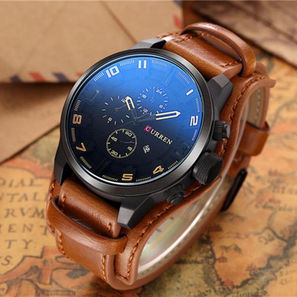 wristwatches curren sport watch 8225 fashion mens waterproof calendar male clock leather military gift wristwatch, Slivery;brown
wristwatches curren sport watch 8225 fashion mens waterproof calendar male clock leather military gift wristwatch, Slivery;brown