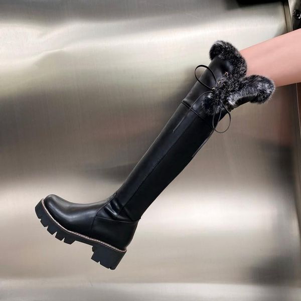 boots over knee snow women's winter 2021 thick soled high tube warm plush thickened cotton 40 large 43, Black
boots over knee snow women's winter 2021 thick soled high tube warm plush thickened cotton 40 large 43, Black