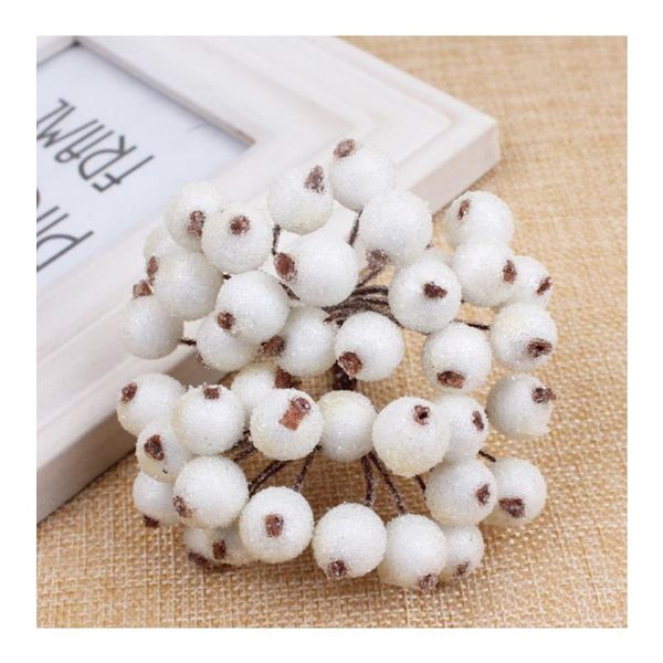 decorative flowers & wreaths 2 pcs wired stems of artificial holly berries mini christmas frost berry flower decor for tree wreath diy craft
decorative flowers & wreaths 2 pcs wired stems of artificial holly berries mini christmas frost berry flower decor for tree wreath diy craft