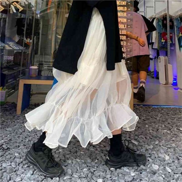mesh skirt autumn winter high waist slim temperament mid-length korean style women's skirt 210724, Black
mesh skirt autumn winter high waist slim temperament mid-length korean style women's skirt 210724, Black