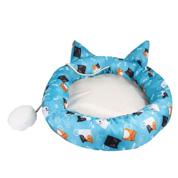 cat beds & furniture lovely ears pet dog bed with toy ball dogs cats nest winter warm round kennels for big medium small pets house
cat beds & furniture lovely ears pet dog bed with toy ball dogs cats nest winter warm round kennels for big medium small pets house