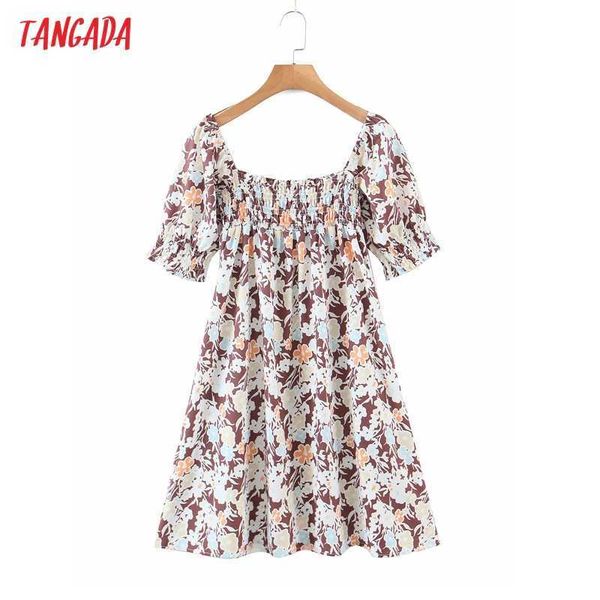tangada summer women flowers print french style mini dress puff short sleeve ladies sundress rb35 210609, Black;gray
tangada summer women flowers print french style mini dress puff short sleeve ladies sundress rb35 210609, Black;gray