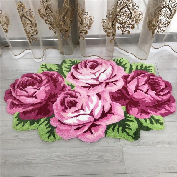 carpets 110*70cm small carpet soft mat flower decoration rug flocking pink rose for living room bedroom
carpets 110*70cm small carpet soft mat flower decoration rug flocking pink rose for living room bedroom