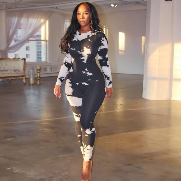 white black tie dye print women jumpsuit skinny bodycon playsuit body autumn long sleeve bodysuit party clubwear, Black;white
white black tie dye print women jumpsuit skinny bodycon playsuit body autumn long sleeve bodysuit party clubwear, Black;white