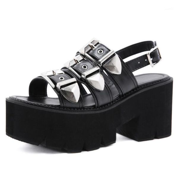 sandals summer women's fashion cool girl metal decoration female shoes buckle strap open toe platform ladies zy8561, Black
sandals summer women's fashion cool girl metal decoration female shoes buckle strap open toe platform ladies zy8561, Black