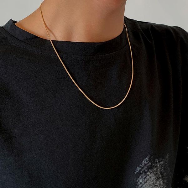 chains shixin snake chain long necklaces for men/women trendy simple thin choker collar 2021 fashion jewelry gifts, Silver
chains shixin snake chain long necklaces for men/women trendy simple thin choker collar 2021 fashion jewelry gifts, Silver