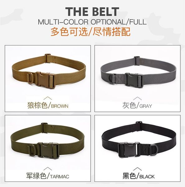 tactical belt outdoor equipment wear bag riding inside nylon deputy military fastening tape sport waist support, Black;gray
tactical belt outdoor equipment wear bag riding inside nylon deputy military fastening tape sport waist support, Black;gray