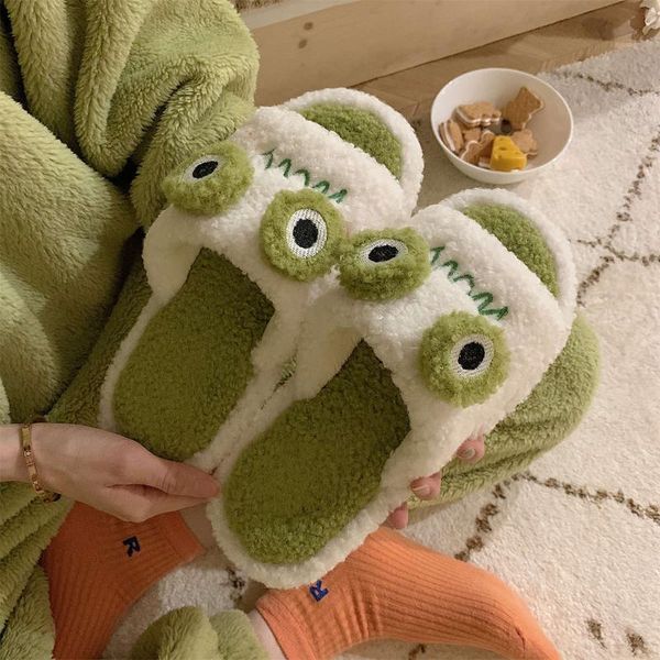 slippers autumn and winter fashion trend wild home personality warm plush shoes female cute cartoon indoor explosive, Black
slippers autumn and winter fashion trend wild home personality warm plush shoes female cute cartoon indoor explosive, Black