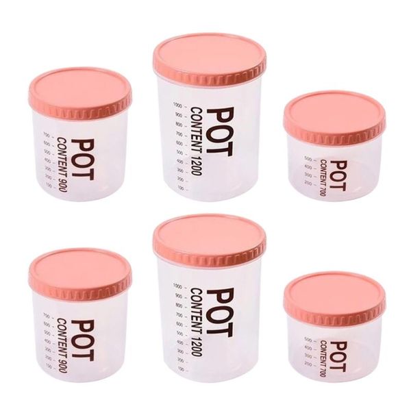 storage bottles & jars 6pcs grain pots food sealed can kitchen cereal container for oatmeal rice )
storage bottles & jars 6pcs grain pots food sealed can kitchen cereal container for oatmeal rice )