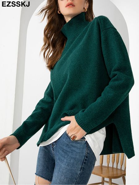 autumn winter basic oversize thi sweater pullovers women 2021 loose cashmere turtlene sweater pullover female long sleeve, Black
autumn winter basic oversize thi sweater pullovers women 2021 loose cashmere turtlene sweater pullover female long sleeve, Black