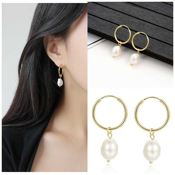 hoop & huggie baroque natural freshwater pearl drop earrings dangle pendant 925 sterling silver 18k gold plated earring for women, Golden;silver
hoop & huggie baroque natural freshwater pearl drop earrings dangle pendant 925 sterling silver 18k gold plated earring for women, Golden;silver