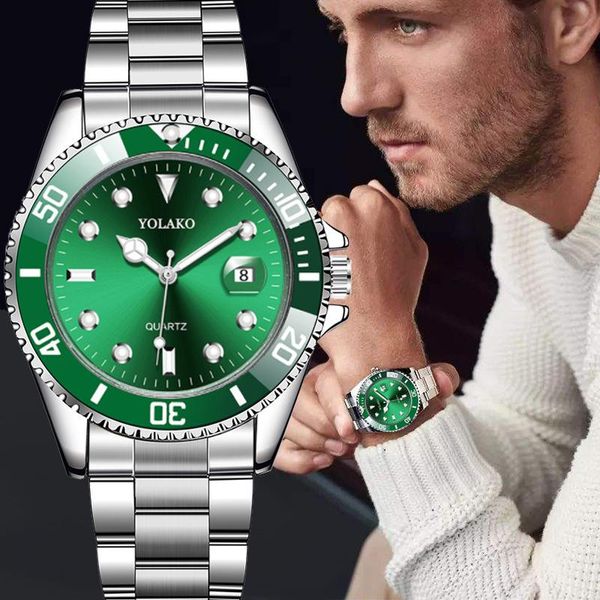 wristwatches men's watch luxury business men waterproof date green dial watches fashion male clock wrist relogio masculino, Slivery;brown
wristwatches men's watch luxury business men waterproof date green dial watches fashion male clock wrist relogio masculino, Slivery;brown