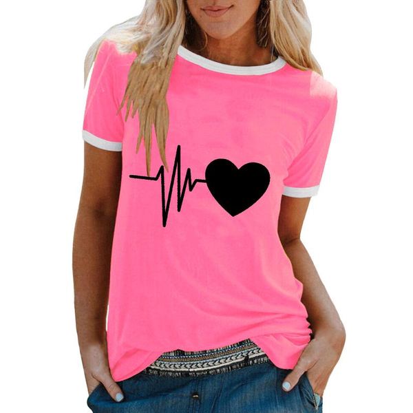 trendy heart beat printed t-shirts women short sleeve summer 3xl 4xl 5xl plus size loose casual basic t shirt femme women's t-shirt, White
trendy heart beat printed t-shirts women short sleeve summer 3xl 4xl 5xl plus size loose casual basic t shirt femme women's t-shirt, White