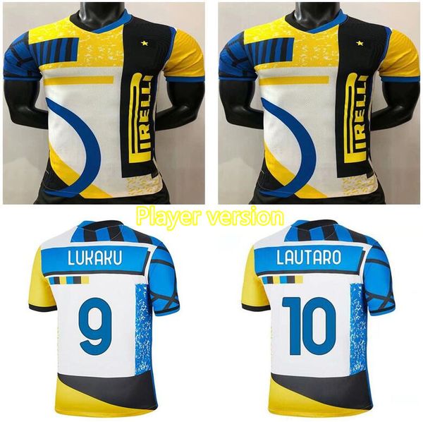 player version 21/22 milan lukaku soccer jersey 2021 fourth 4th alexis shirt lautaro vidal eriksen skriniar brozovic barella, Black;yellow
player version 21/22 milan lukaku soccer jersey 2021 fourth 4th alexis shirt lautaro vidal eriksen skriniar brozovic barella, Black;yellow