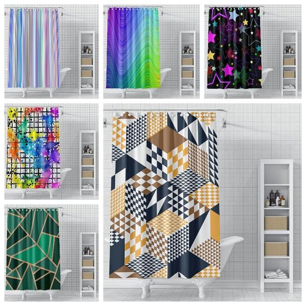 shower curtains 3d abstract geometric ripple pattern curtain washable polyester bathroom decor with hooks
shower curtains 3d abstract geometric ripple pattern curtain washable polyester bathroom decor with hooks
