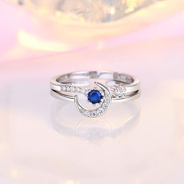 wedding rings luxury female blue zircon stone ring set charm silver color thin for women dainty crystal moon engagement, Slivery;golden
wedding rings luxury female blue zircon stone ring set charm silver color thin for women dainty crystal moon engagement, Slivery;golden