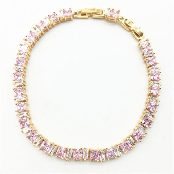 charming pink & white color jewelry gold women chain bracelet bangle link,, Black 
charming pink & white color jewelry gold women chain bracelet bangle link,, Black