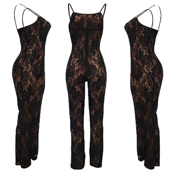 women's jumpsuits & rompers lace sheer jumpsuit women ladies strapless clubwear summer playsuit bodycon party romper trousers, Black;white
women's jumpsuits & rompers lace sheer jumpsuit women ladies strapless clubwear summer playsuit bodycon party romper trousers, Black;white