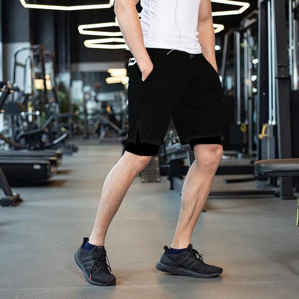 men's shorts essential sports summer anti-glare stretch quick-drying breathable belt lined running training fitness pants, White;black
men's shorts essential sports summer anti-glare stretch quick-drying breathable belt lined running training fitness pants, White;black