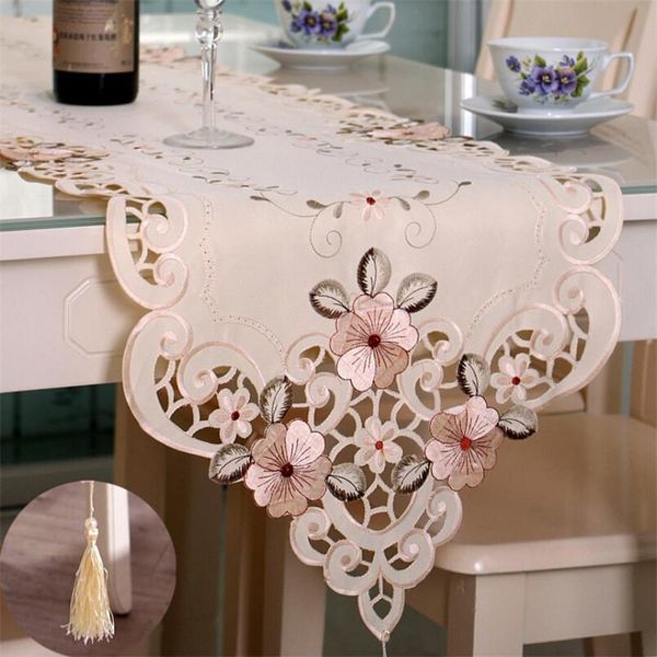 table cloth embroidered runner tablecloth for wedding party decoration vintage floral lace tassel year decor home
table cloth embroidered runner tablecloth for wedding party decoration vintage floral lace tassel year decor home
