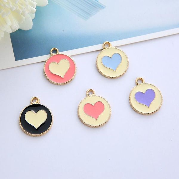 charms 10pcs alloy drip oil love earrings pendant accessories charm diy designer making keychain bracelet, Bronze;silver
charms 10pcs alloy drip oil love earrings pendant accessories charm diy designer making keychain bracelet, Bronze;silver