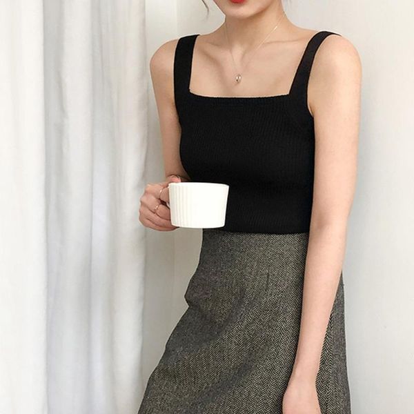 men's jackets 2021 summer slim short women sleeveless u crop tank solid black/white crop vest tube p30, Black;brown
men's jackets 2021 summer slim short women sleeveless u crop tank solid black/white crop vest tube p30, Black;brown