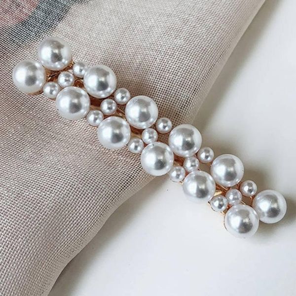 hair clips & barrettes fashion pearl clip for women elegant korean design snap barrette stick gold metal alloy bow wedding headwear, Golden;silver
hair clips & barrettes fashion pearl clip for women elegant korean design snap barrette stick gold metal alloy bow wedding headwear, Golden;silver