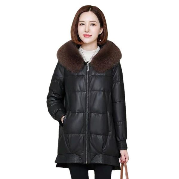 women's leather & faux fashion temperament winter jacket casual thick fur collar parka coat loose warm black windbreaker women
women's leather & faux fashion temperament winter jacket casual thick fur collar parka coat loose warm black windbreaker women