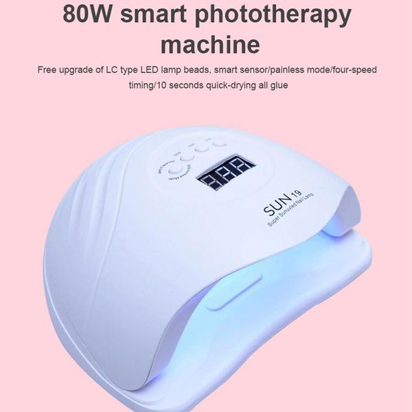 nail dryers 80w manicure uv led lamp drying gel polish timer auto sensor touch switch nails art tools lampe fast curing dryer
nail dryers 80w manicure uv led lamp drying gel polish timer auto sensor touch switch nails art tools lampe fast curing dryer