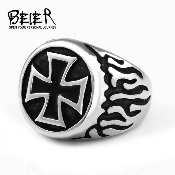cluster rings beier fashion stainless steel vintage cross ring for man office jewelry drop br8-383, Golden;silver
cluster rings beier fashion stainless steel vintage cross ring for man office jewelry drop br8-383, Golden;silver