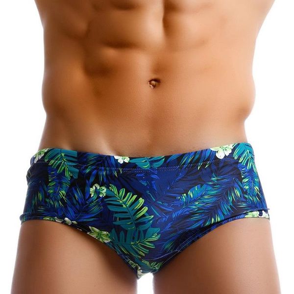 men's swimwear 2021 leaf print swim brief low waist bikini gay men waterproof trunks summer beach surfing shorts
men's swimwear 2021 leaf print swim brief low waist bikini gay men waterproof trunks summer beach surfing shorts