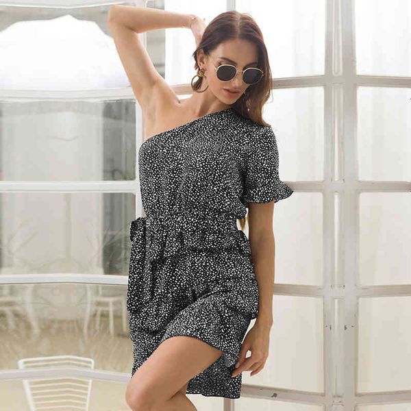 dresses women's summer one shoulder ruffles dot print short sleeve fashion 2021 new ladies high waist cake, Black;gray
dresses women's summer one shoulder ruffles dot print short sleeve fashion 2021 new ladies high waist cake, Black;gray
