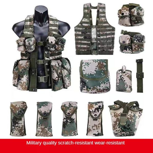 nylon mesh multi-pocket breathable tabby camouflage army fan multifunctional tactical vest outdoor equipment hunting jackets, Camo;black
nylon mesh multi-pocket breathable tabby camouflage army fan multifunctional tactical vest outdoor equipment hunting jackets, Camo;black