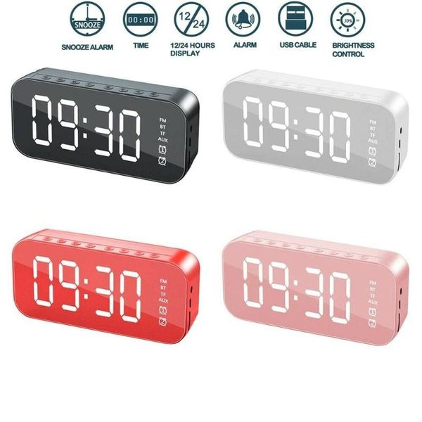 multifunction wireless bluetooth alarm clock speaker rectangular subwoofer mirror 10m transmission distance playback methods portable speake
multifunction wireless bluetooth alarm clock speaker rectangular subwoofer mirror 10m transmission distance playback methods portable speake
