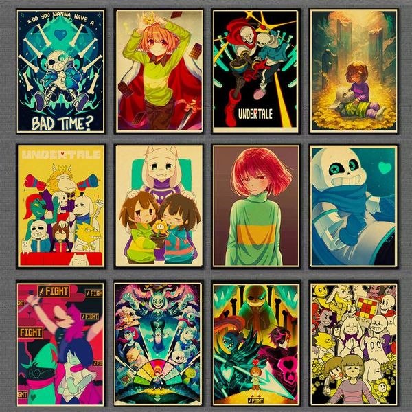 paintings anime retro designs game undertale whitepaper poster home decal art painting funny wall sticker for coffee house bar
paintings anime retro designs game undertale whitepaper poster home decal art painting funny wall sticker for coffee house bar