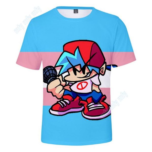 short sve men's t-shirt casual 3d digital printing friday night funk collarls couple clothing xg87, White;black
short sve men's t-shirt casual 3d digital printing friday night funk collarls couple clothing xg87, White;black
