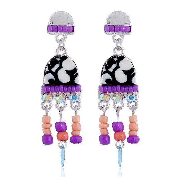 dangle & chandelier bohemian acrylic cow color tassel earring for women trendy boho purple aretes de mujer modernos 2021 brincos wholesale j, Silver
dangle & chandelier bohemian acrylic cow color tassel earring for women trendy boho purple aretes de mujer modernos 2021 brincos wholesale j, Silver