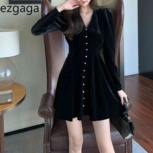 ezgaga bodycon dress women french style v-neck vintage long sleeve high waist ladies elegant dress korean fashion vestidos 210430, Black;gray
ezgaga bodycon dress women french style v-neck vintage long sleeve high waist ladies elegant dress korean fashion vestidos 210430, Black;gray