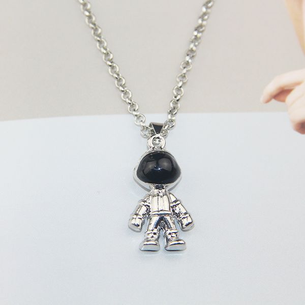 10pc fashion jewelry personality charm spaceman hip hop pendant astronaut simple necklace female men gifts, Silver
10pc fashion jewelry personality charm spaceman hip hop pendant astronaut simple necklace female men gifts, Silver