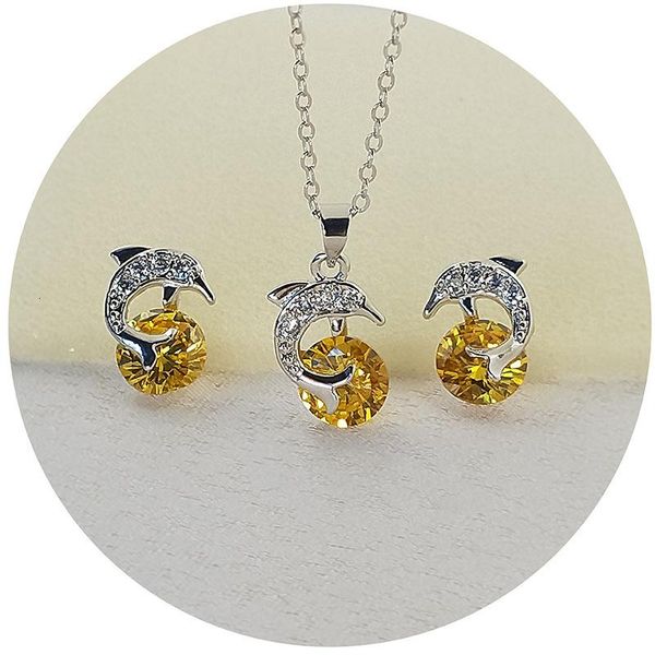 earrings & necklace est cute dolphin design girls jewelry set trendy women 925 sterling silver crystal wholesale
earrings & necklace est cute dolphin design girls jewelry set trendy women 925 sterling silver crystal wholesale