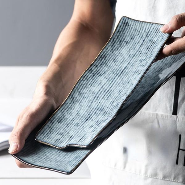 dishes & plates japanese sushi plate rectangular ceramic sashimi flat creative tableware irregular long commercial material
dishes & plates japanese sushi plate rectangular ceramic sashimi flat creative tableware irregular long commercial material