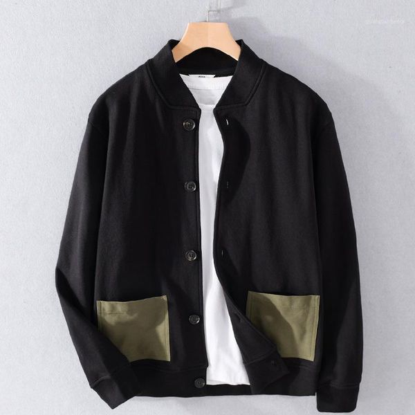 men's jackets 623 spring autumn men cargo jacket casual retro comfortable leisure simple long sleeve stand collar color patchwork pocke, Black;brown
men's jackets 623 spring autumn men cargo jacket casual retro comfortable leisure simple long sleeve stand collar color patchwork pocke, Black;brown