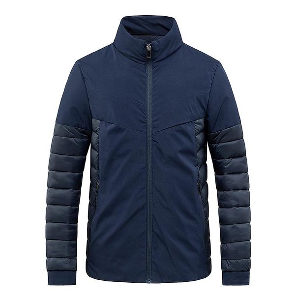 men's down & parkas aiopeson stand collar thick warm men casual patchwork windbreaker coats winter jacket padded, Black
men's down & parkas aiopeson stand collar thick warm men casual patchwork windbreaker coats winter jacket padded, Black