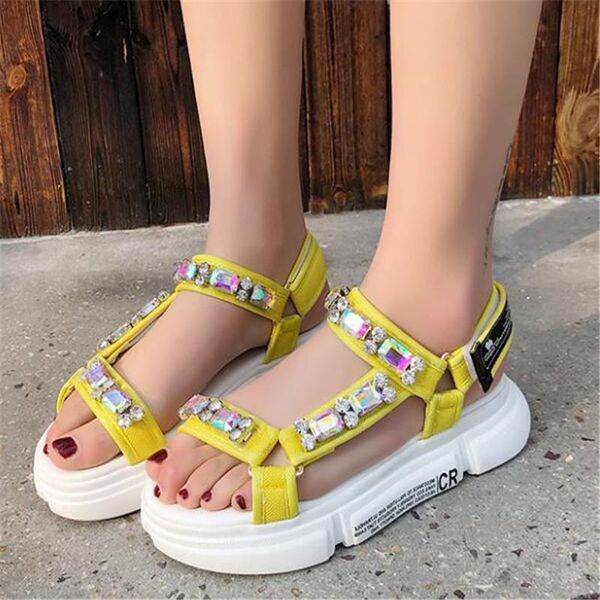sandals fashion rhinestone women 2021 breathable comfortable non-slip ladies walking summer beach shoes, Black
sandals fashion rhinestone women 2021 breathable comfortable non-slip ladies walking summer beach shoes, Black