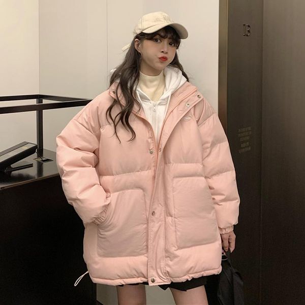 women's jackets winter women fake two piece coat hooded fashion urban loose korean style pink pocket sweet casual outwear thicken daily, Black;brown
women's jackets winter women fake two piece coat hooded fashion urban loose korean style pink pocket sweet casual outwear thicken daily, Black;brown