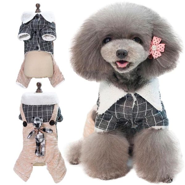 dog apparel clothes winter warm soft cotton four-legs costume pet cat coats jumpsuit clothing for small outfit
dog apparel clothes winter warm soft cotton four-legs costume pet cat coats jumpsuit clothing for small outfit