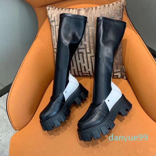 2021 women knee boots fashion ladies boot brand high bootis trend designer woman bootes 738411, Black
2021 women knee boots fashion ladies boot brand high bootis trend designer woman bootes 738411, Black